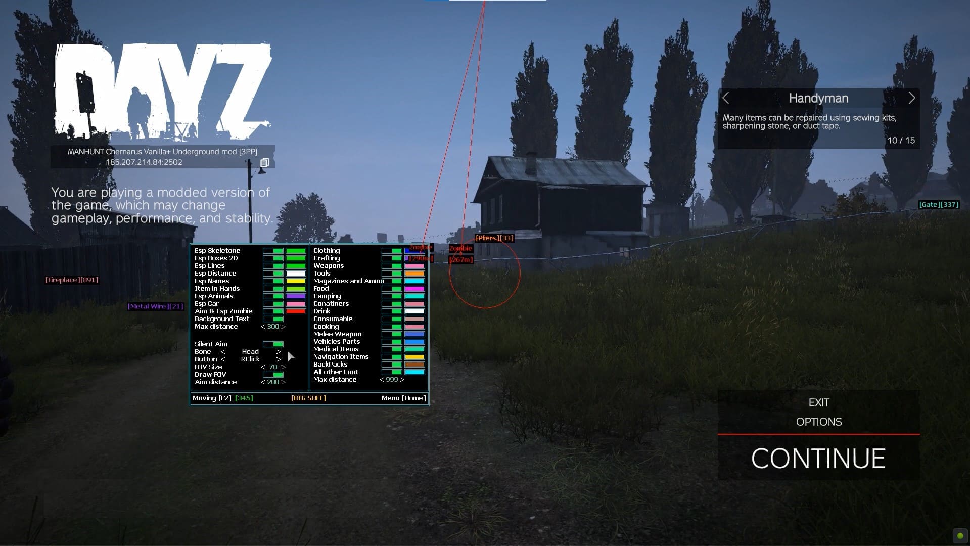 download dayz private hack